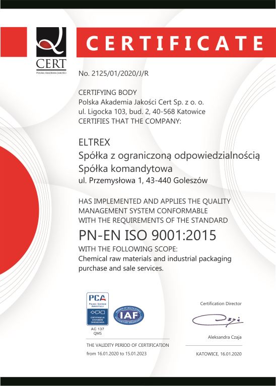 ISO 9001:2015 in English